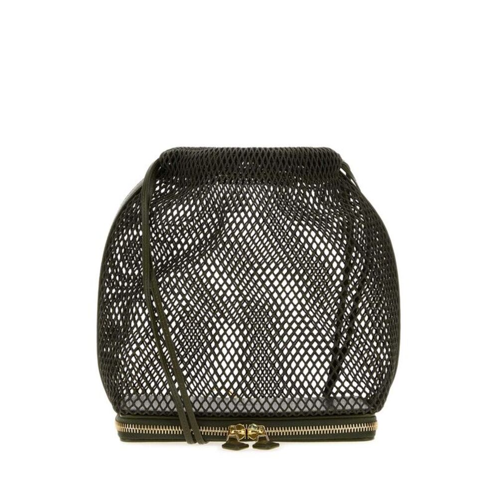 Alaia Women Olive Green Le Pochon Bucket Bag